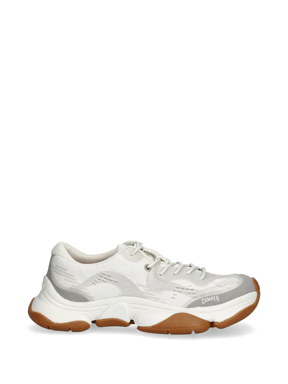 Camper lace-up panelled sneakers - Toni neutri