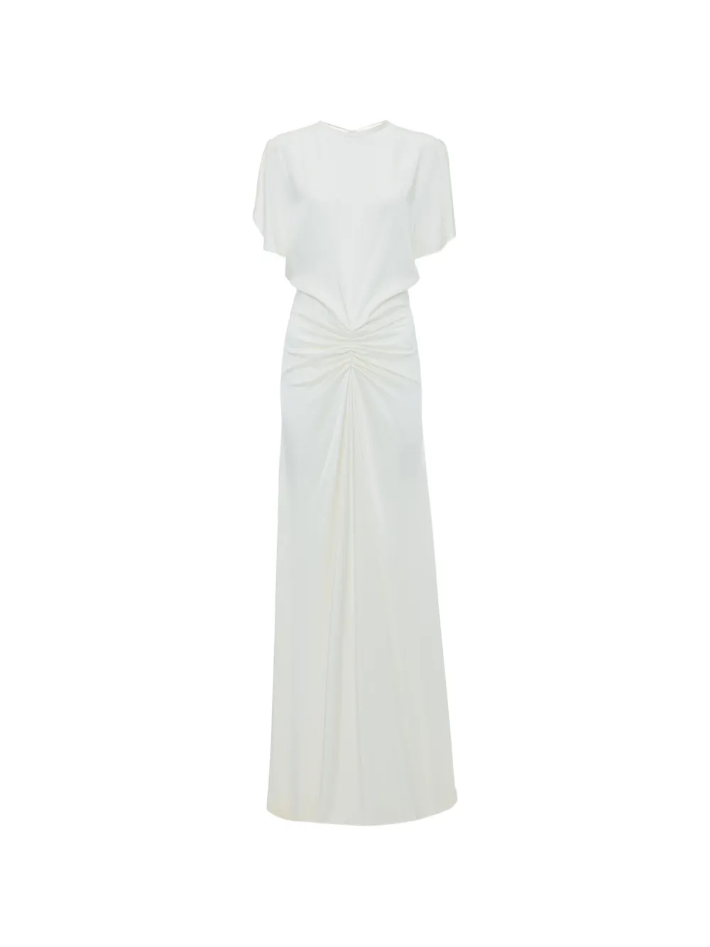 Victoria Beckham Isabella draped-detail maxi dress - Neutrals