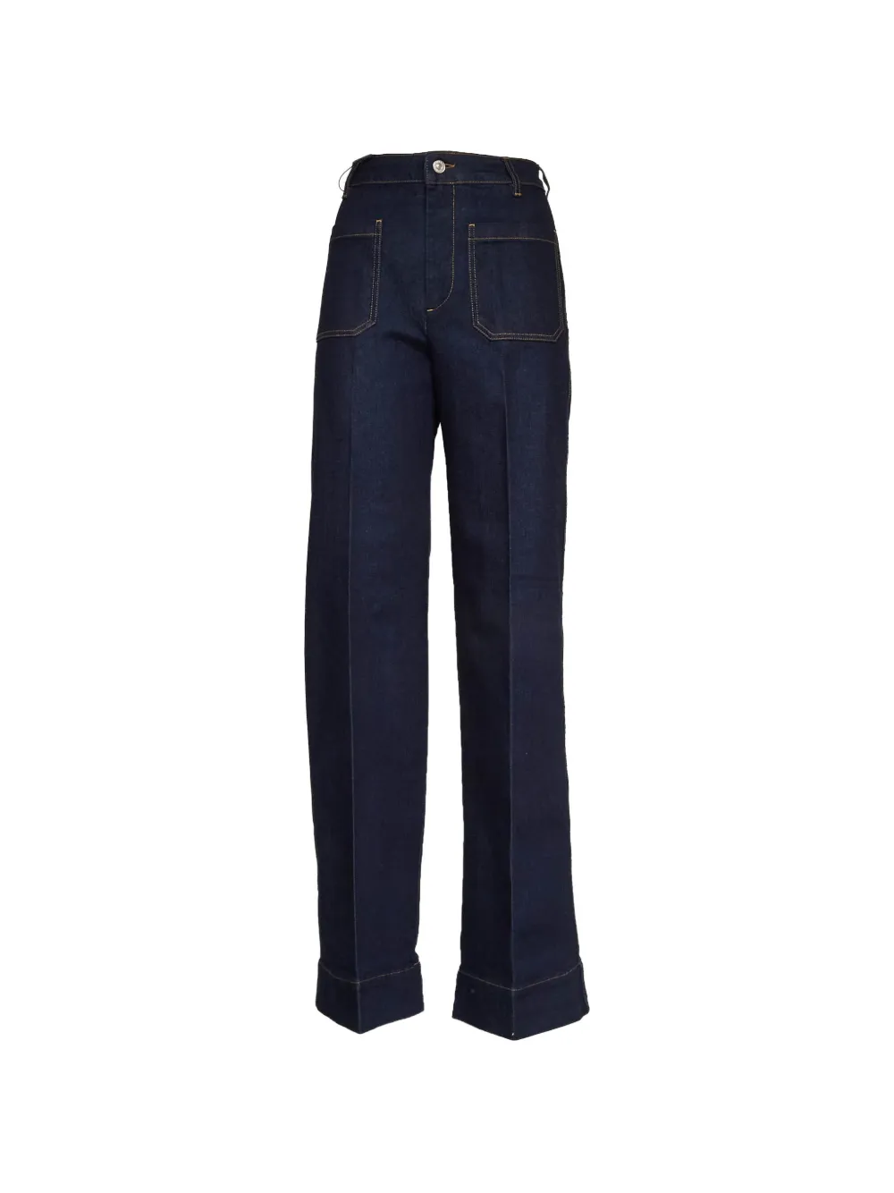 Victoria Beckham Alina patch-pocket jeans - Blu