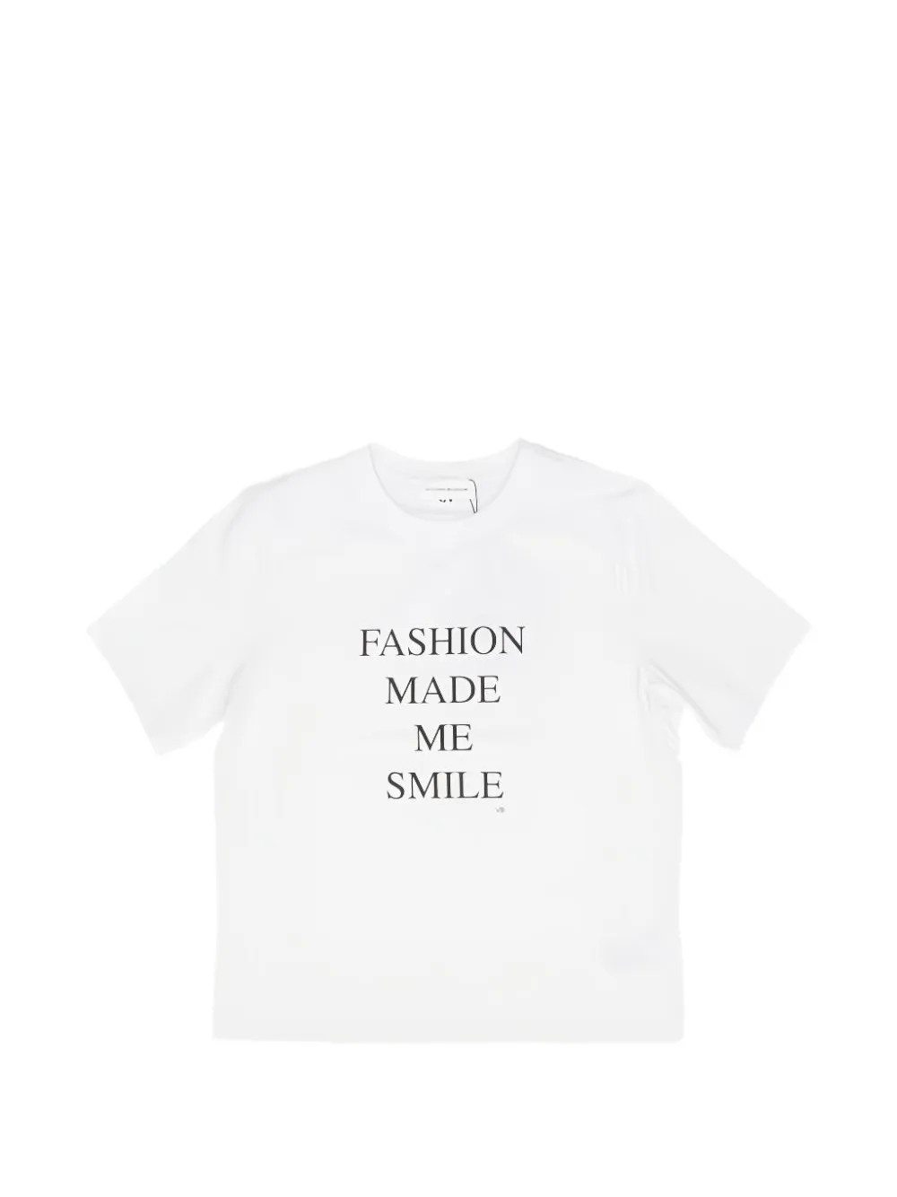Victoria Beckham Fashion Stole My Smile cotton T-shirt - Bianco