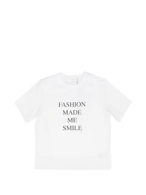 Victoria Beckham Fashion Stole My Smile cotton T-shirt