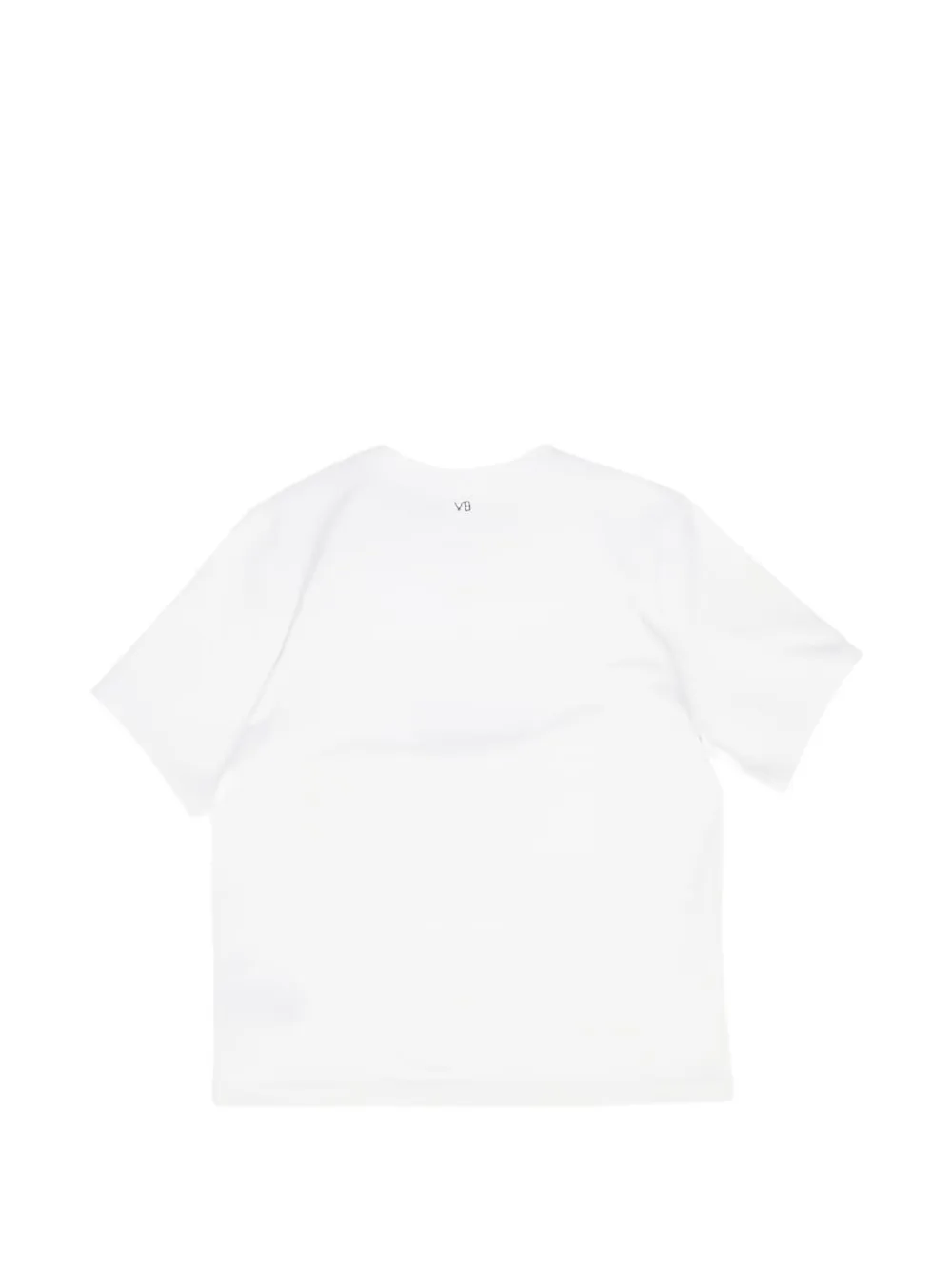 Victoria Beckham Fashion Stole My Smile cotton T-shirt Wit