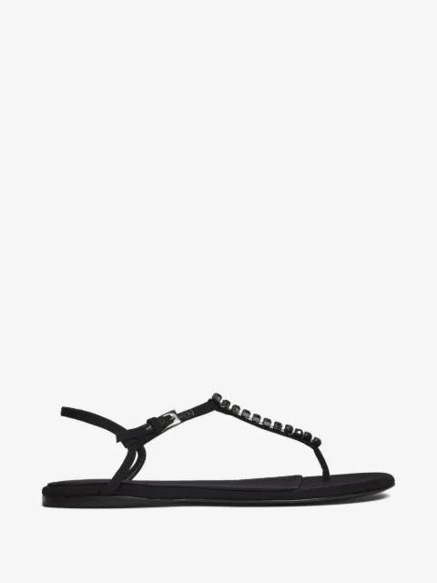 Paris Texas Montecarlo crystal-embellished flat sandals