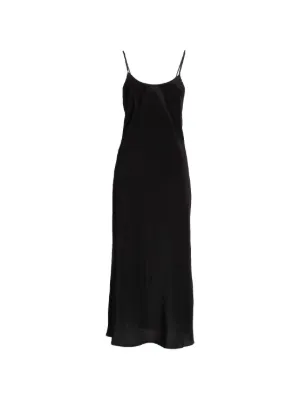 staud trinity silk dress STAUD STAUD TRINITY SILK DRESS MOSS - R25P2203SN-MOSS