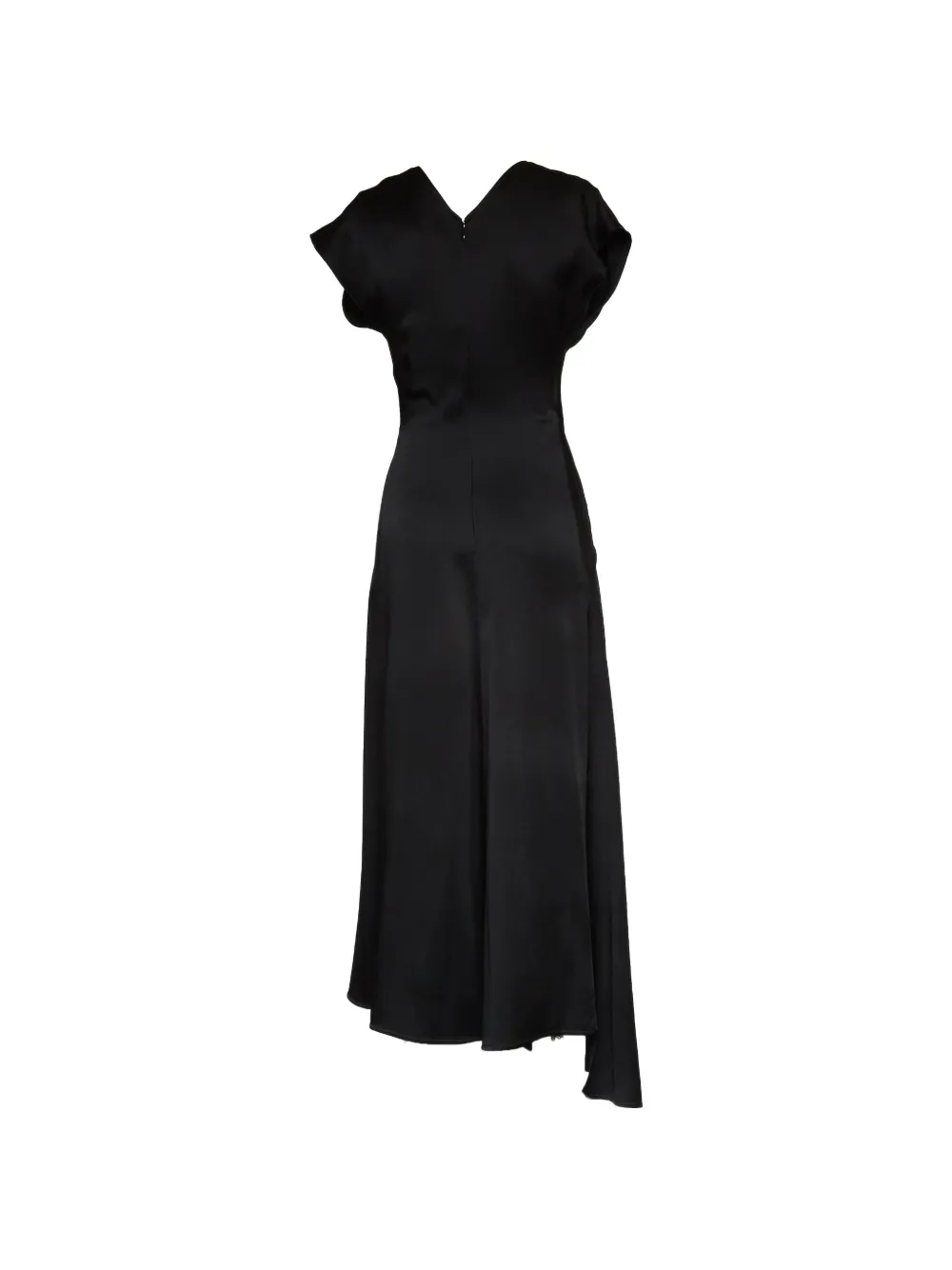 Victoria Beckham Aria midi-jurk Zwart