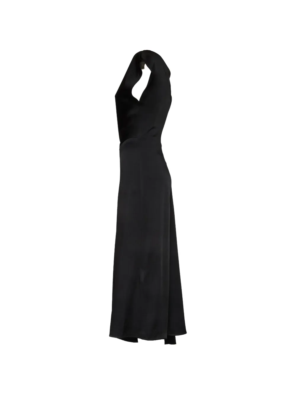 Victoria Beckham Aria midi-jurk Zwart