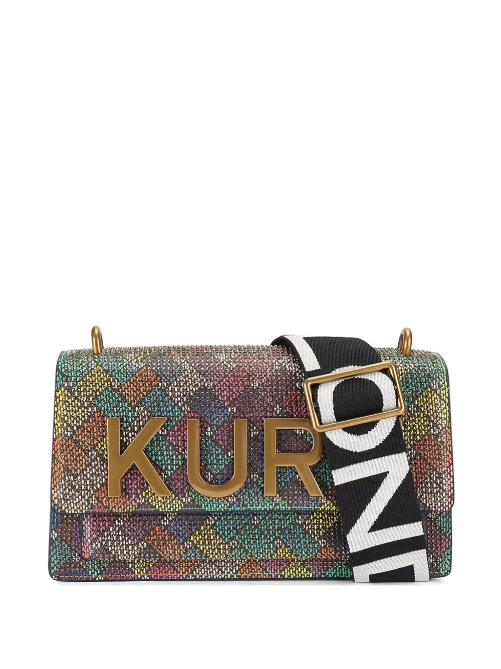 Kurt Geiger London logo cross body bag - Verde