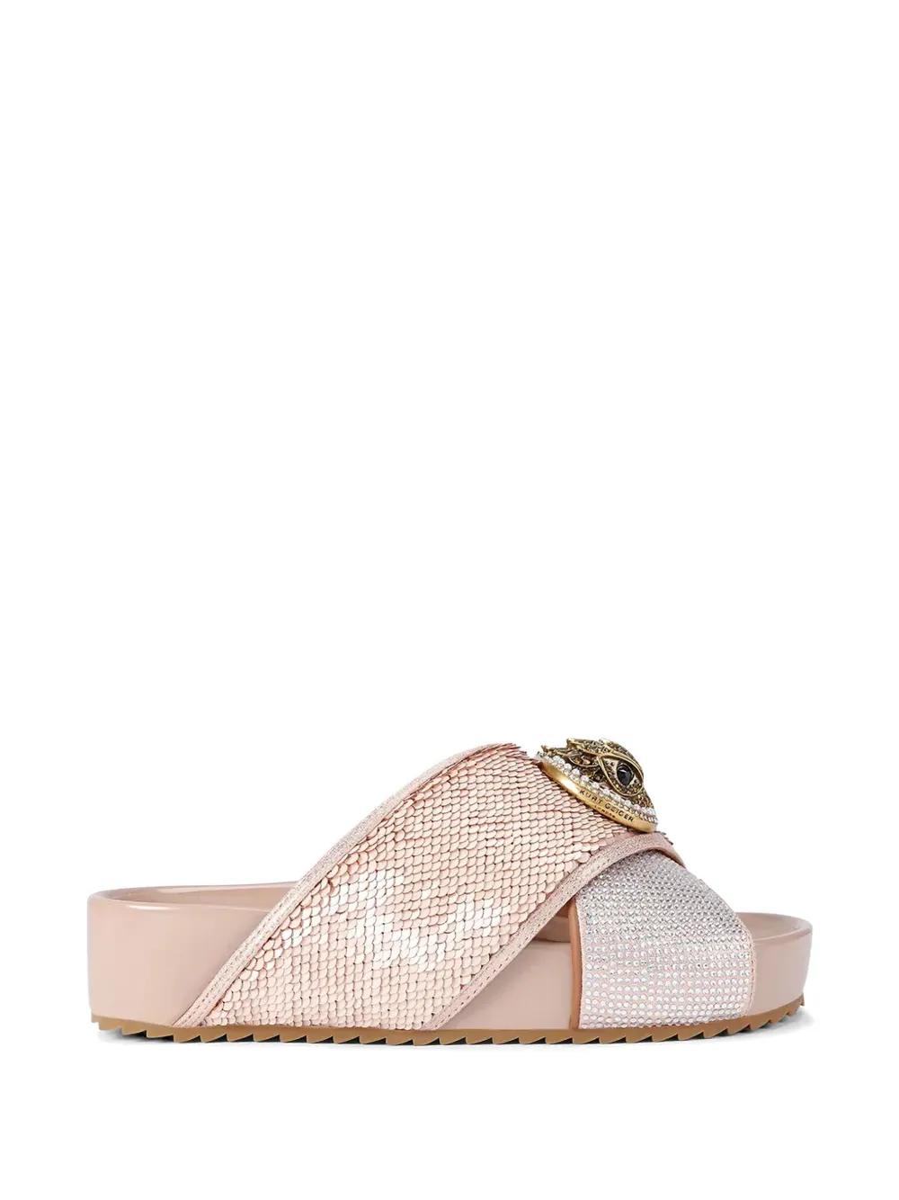 Kurt Geiger London Sandalen verfraaid met pailletten Roze
