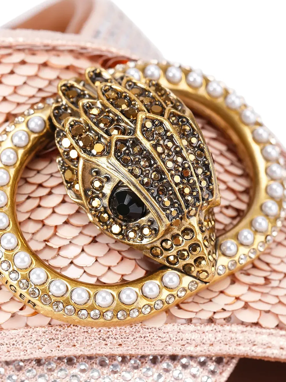 Kurt Geiger London Sandalen verfraaid met pailletten Roze