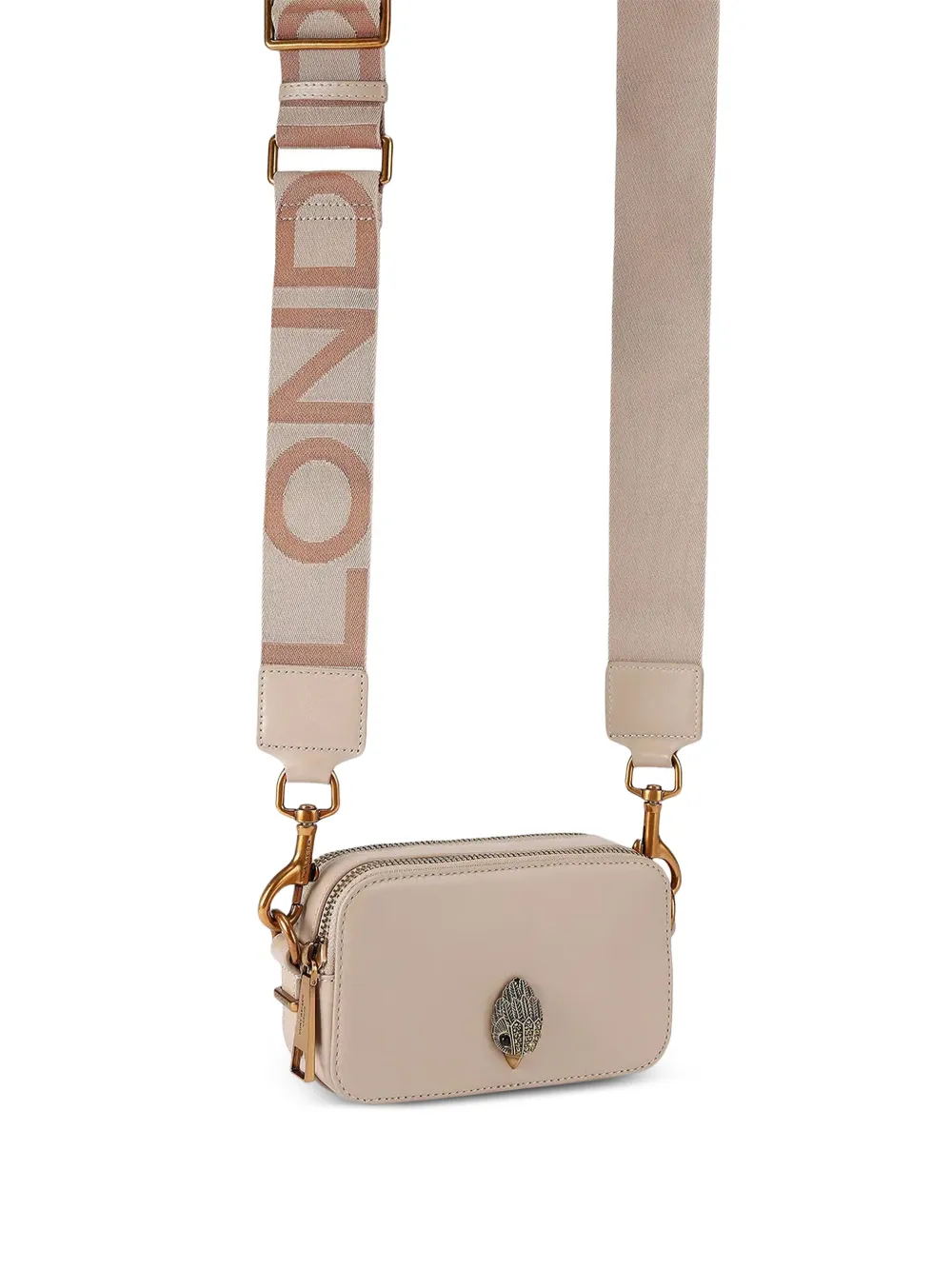  Kurt Geiger London Bird-embellishment Cross Body Bag - Neutrals 