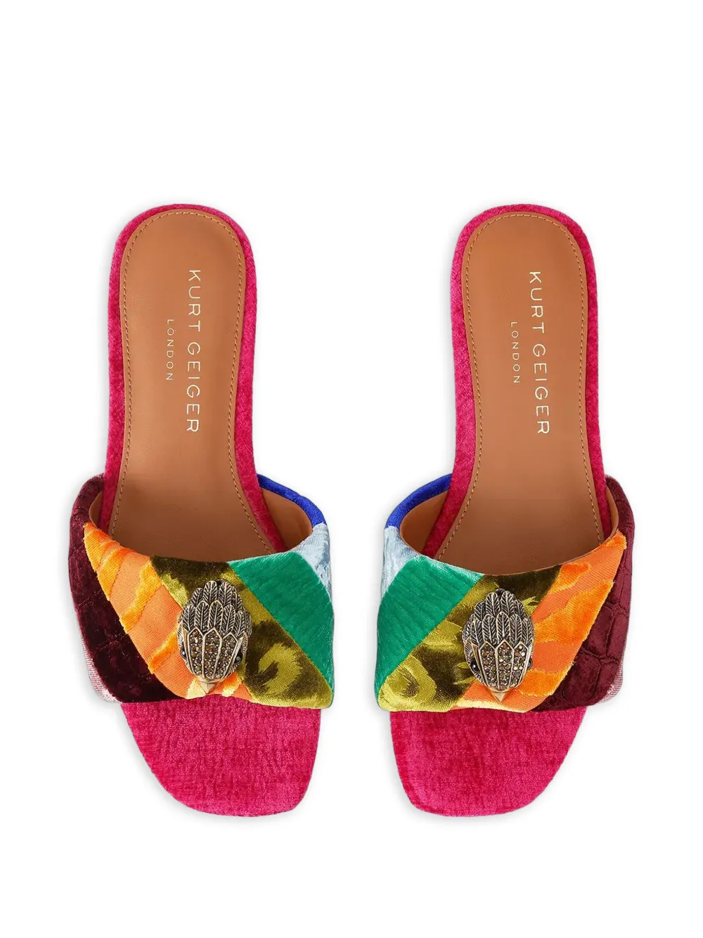 Kurt Geiger London Sandalen met patchwork Roze