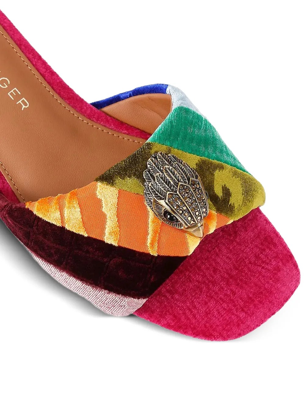 Kurt Geiger London Sandalen met patchwork Roze