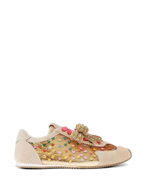 Kurt Geiger London sequin bow sneakers