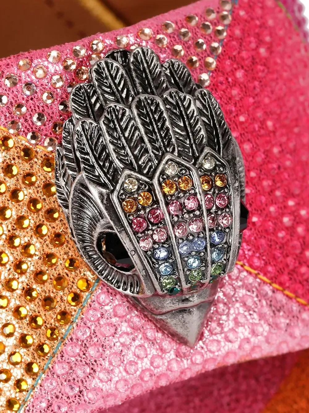 Kurt Geiger London Kensington verfraaide sandalen met plateauzool Roze