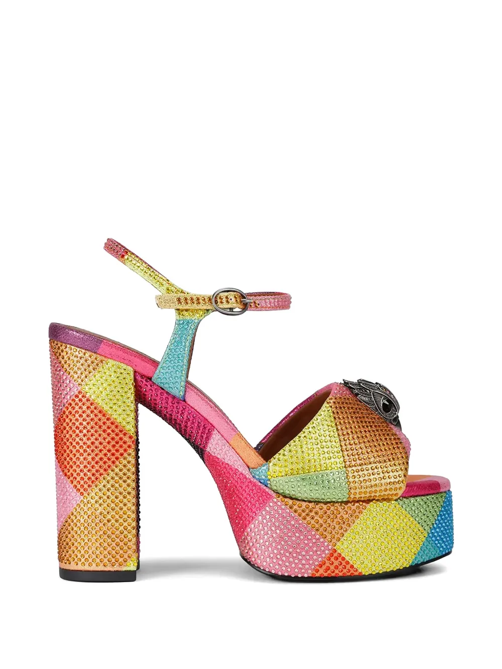 Kurt Geiger London Kensington embellished platform sandals - Rosa