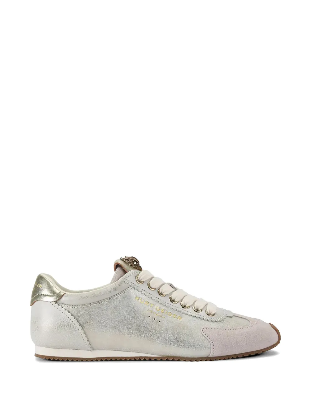 Kurt Geiger London Islington verfraaide sneakers Beige