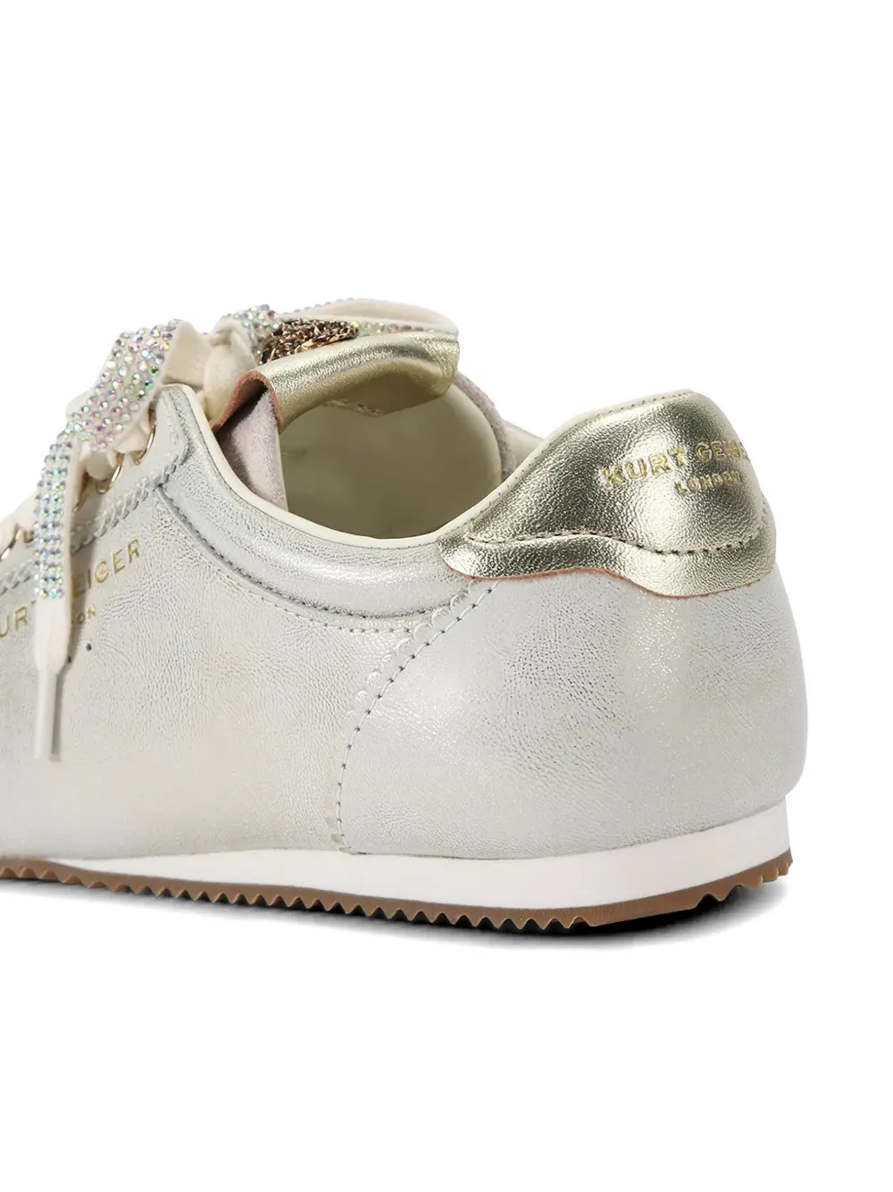 Kurt Geiger London Islington verfraaide sneakers Beige
