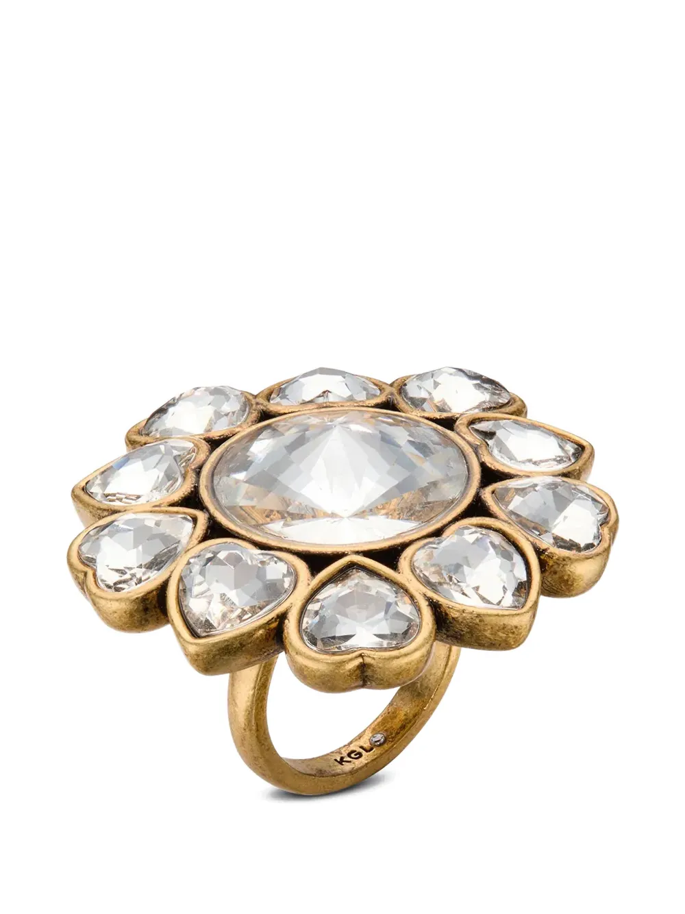 Heart-Crystal Ring