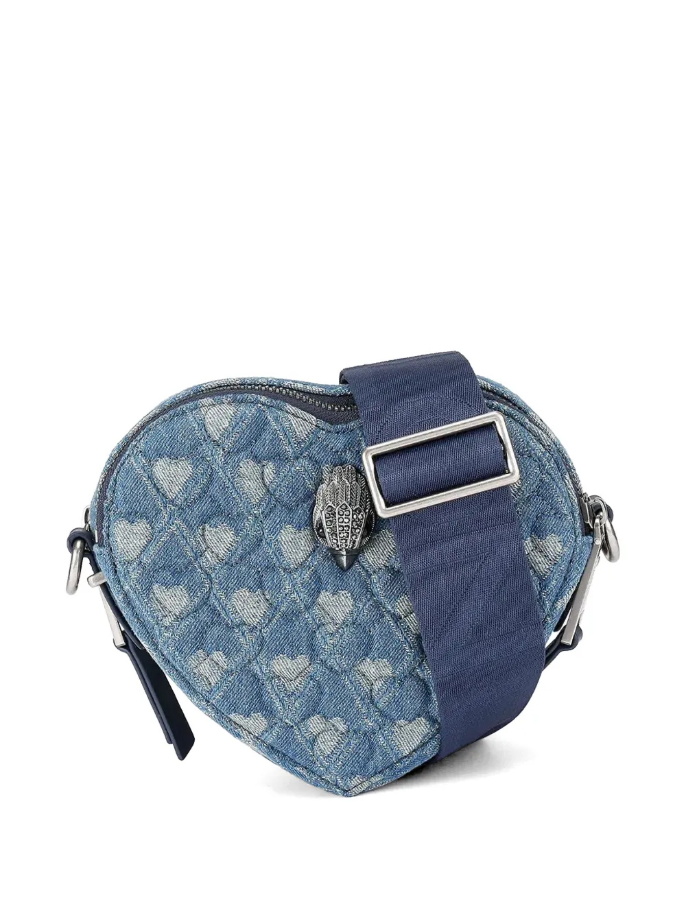 Kurt Geiger London heart-quilted cross body bag - Blu