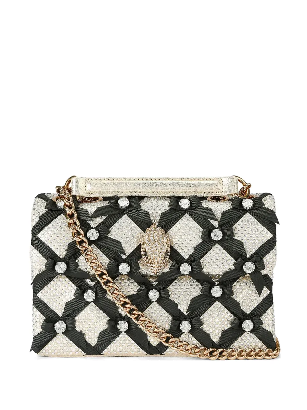 Kurt Geiger London bow-embellished shoulder bag - Bianco