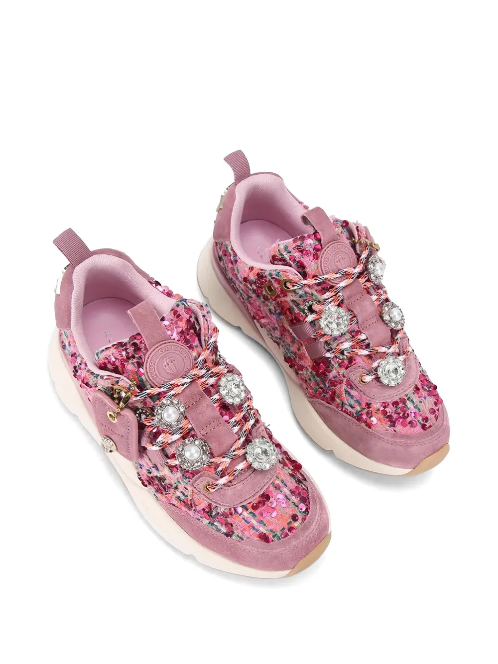 Kurt Geiger London Sneakers met pailletten Roze