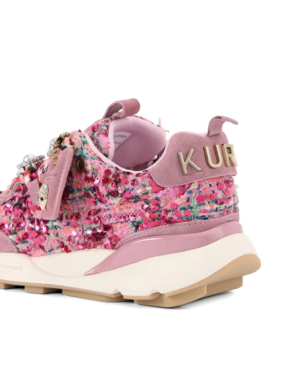 Kurt Geiger London Sneakers met pailletten Roze