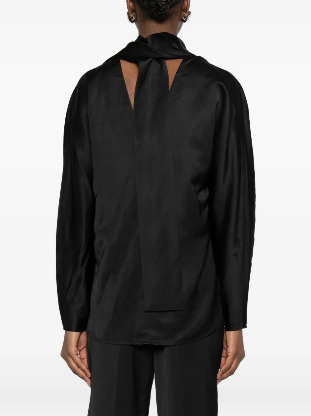 TOTEME Blouse met col Zwart