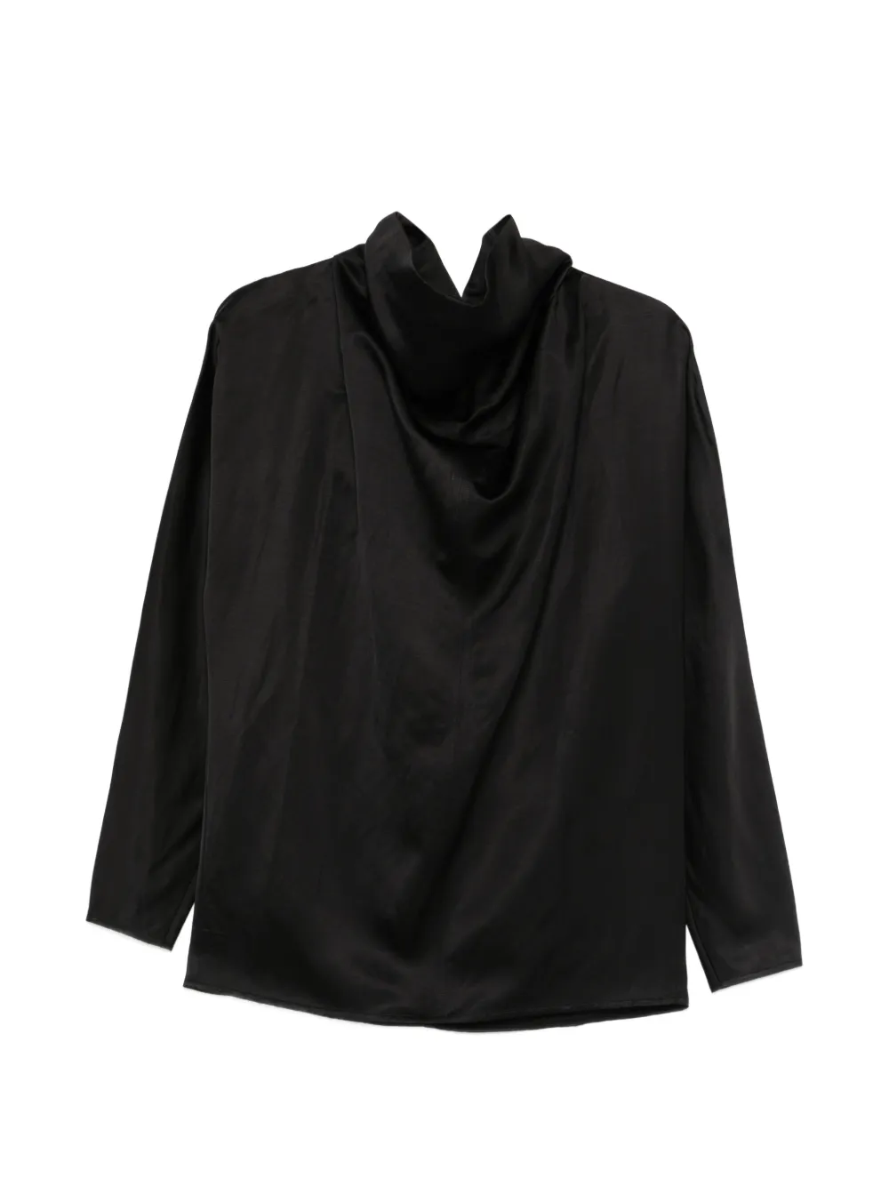 TOTEME cowl-neck blouse - Nero