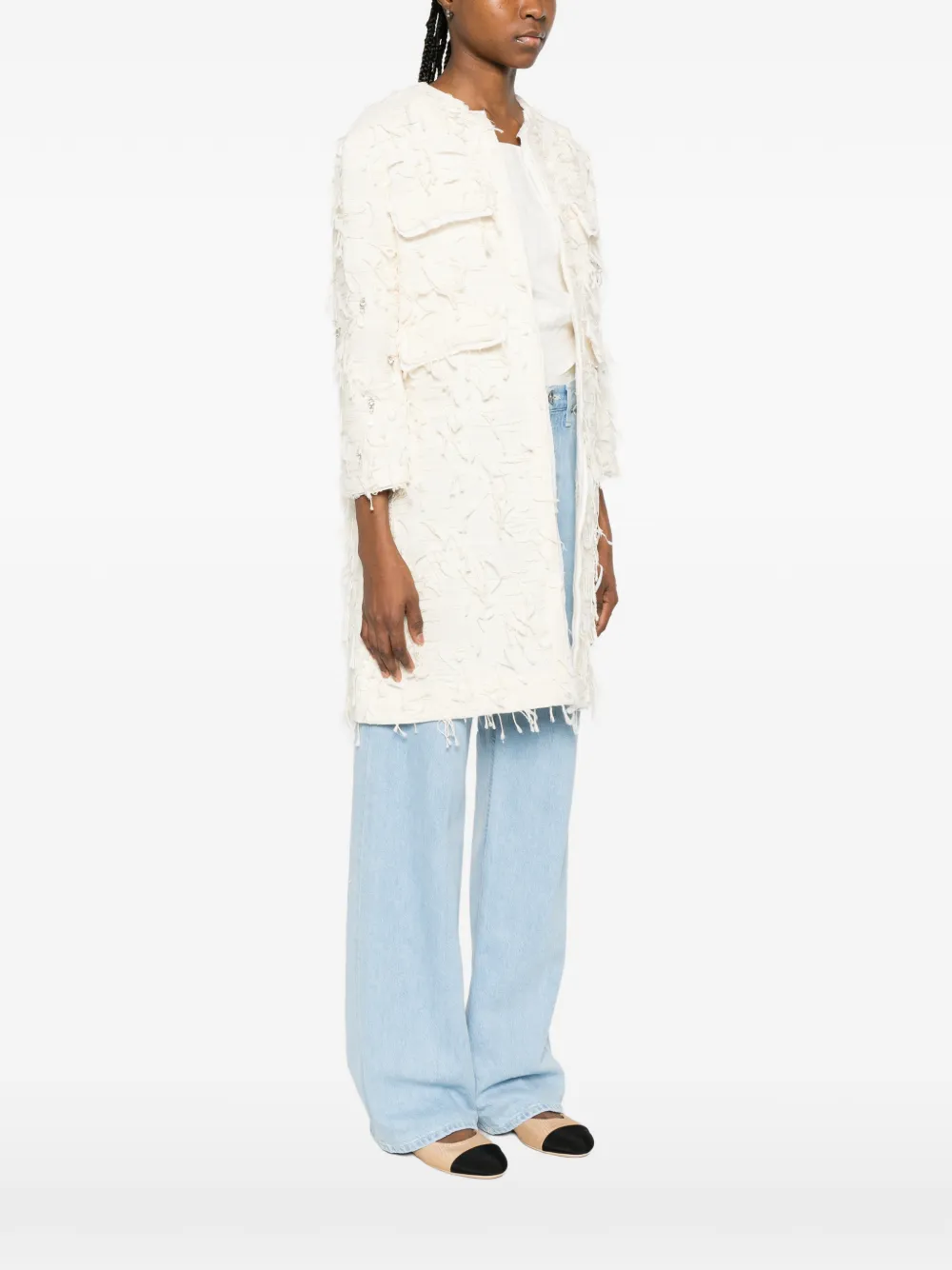  Bye Open-front Coat - Neutrals 