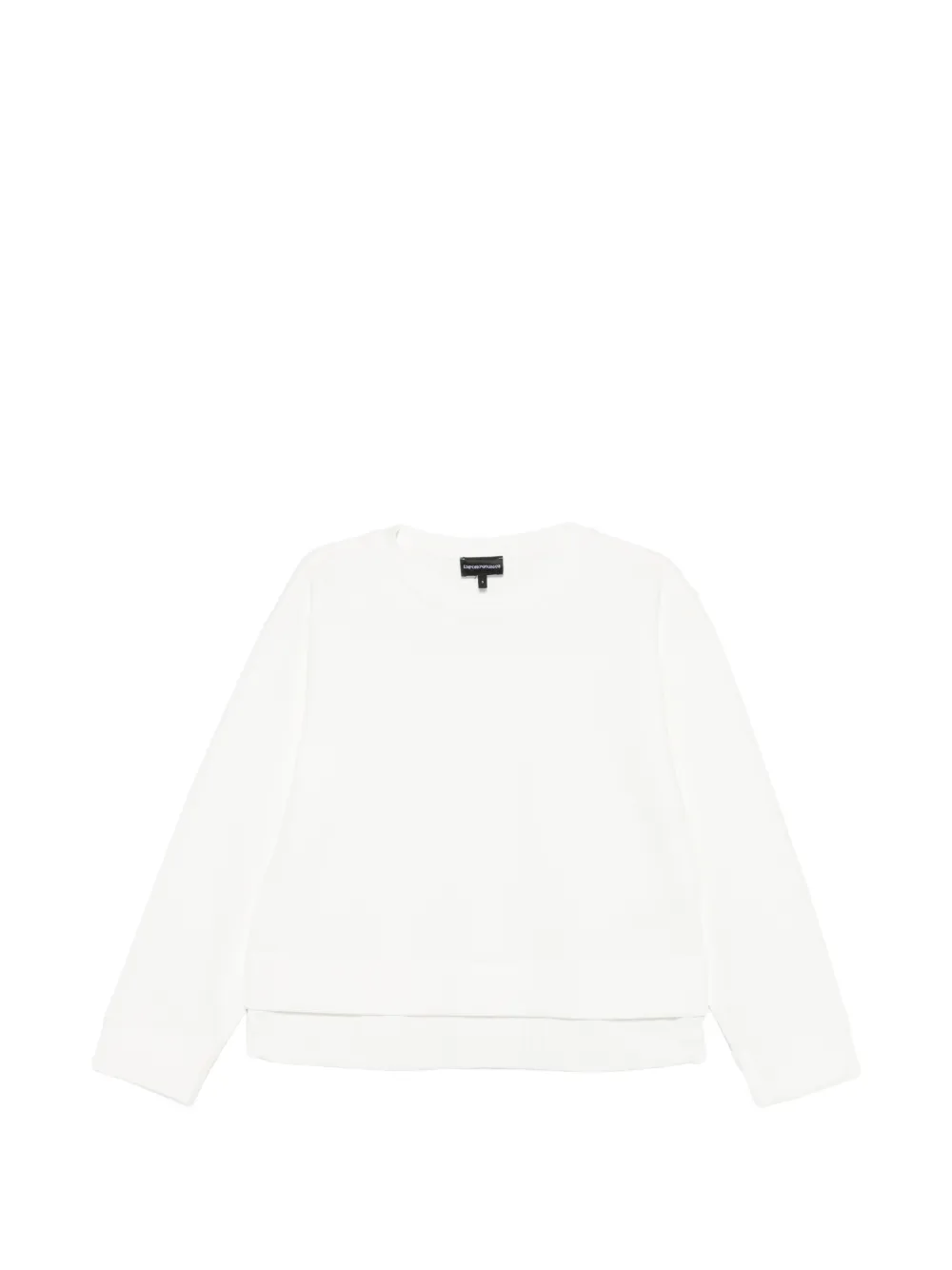 Emporio Armani crew-neck sweatshirt - Bianco