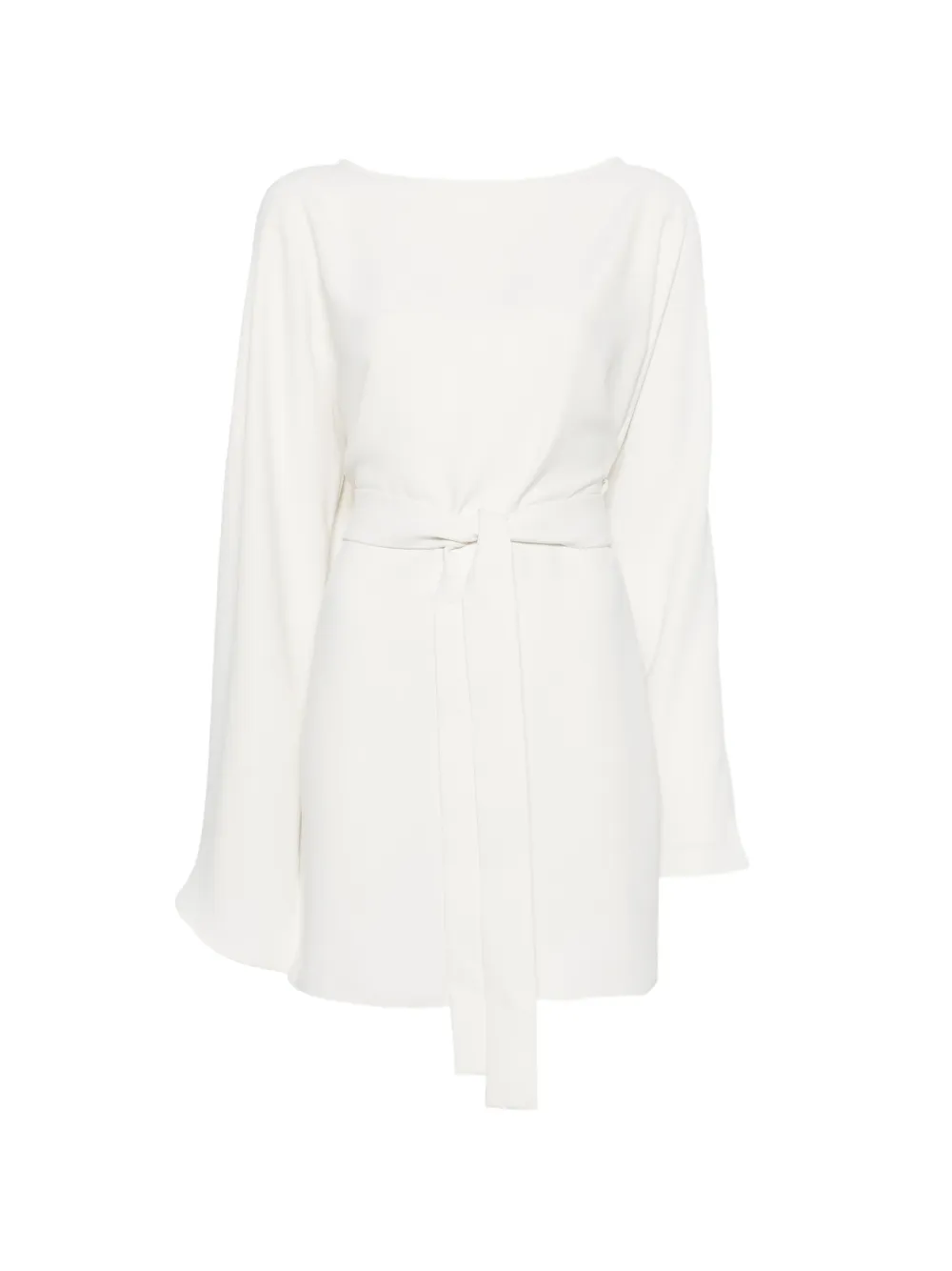P.A.R.O.S.H. belted-waist mini dress - Bianco