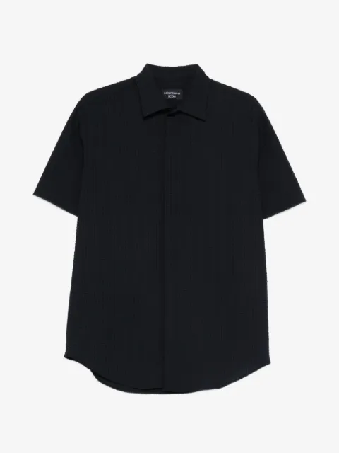 Emporio Armani camisa texturizada manga corta