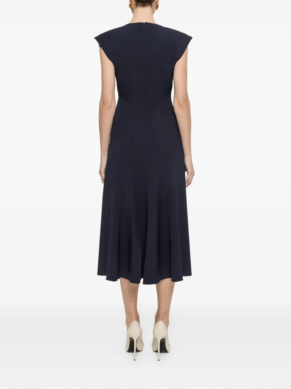 NISSA Midi-jurk met A-lijn Blauw