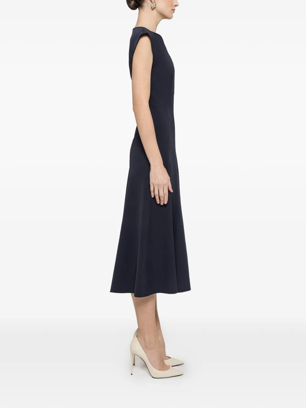 NISSA Midi-jurk met A-lijn Blauw