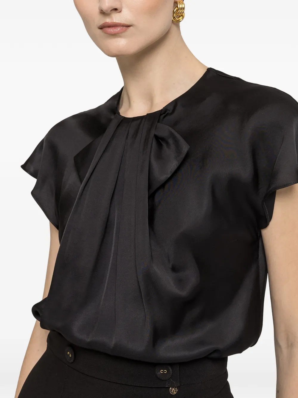 Pleat Detail Top