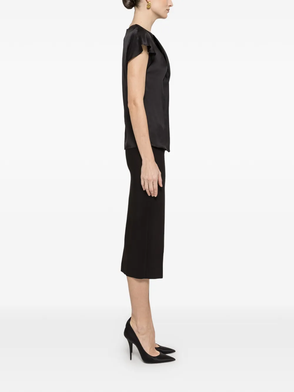 Pleat Detail Top