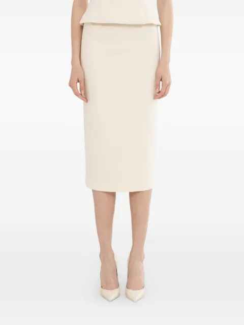NISSA high-waisted pencil midi skirt