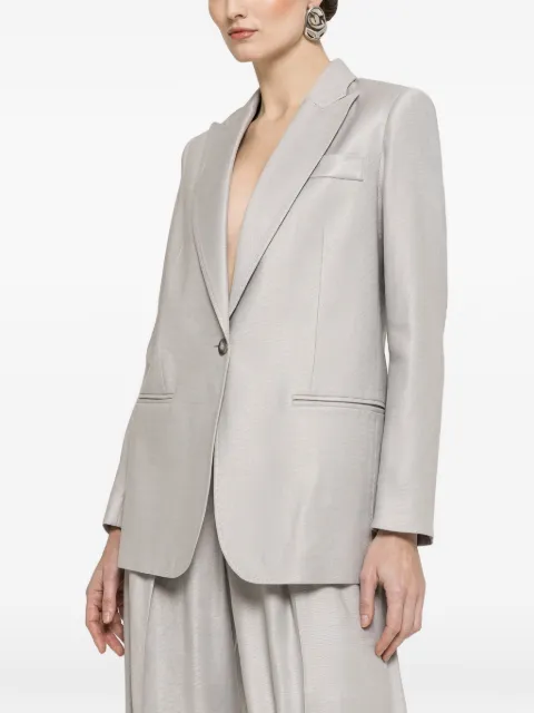 NISSA Blazer com abotoamento simples