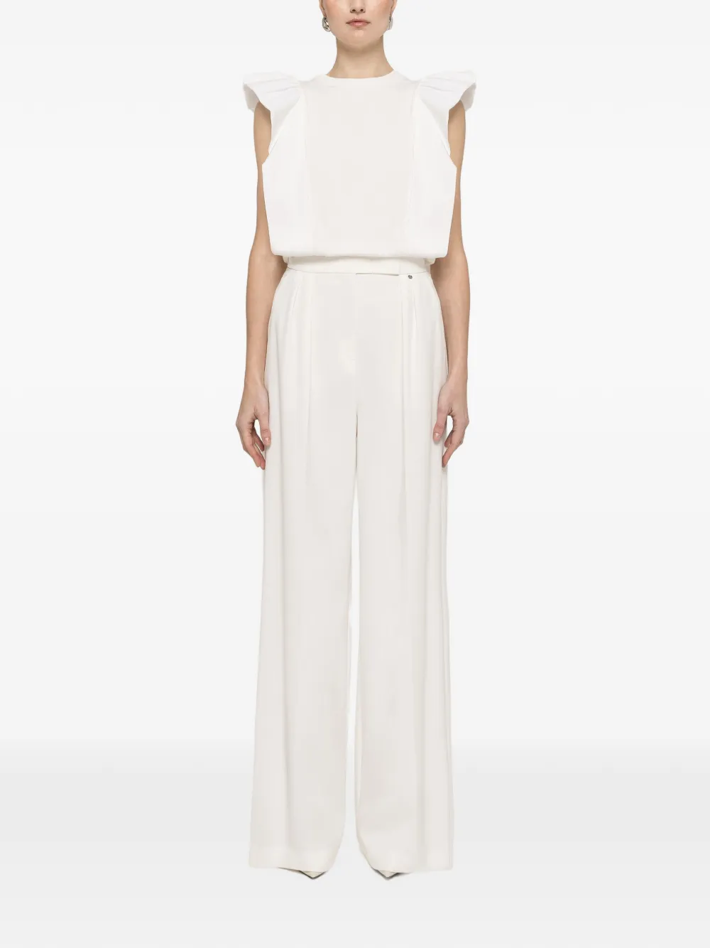  Nissa Ruffled Top - White 