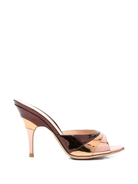 Gianvito Rossi Marea metallic sandals