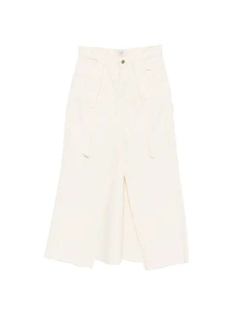 A.N.G.E.L.O. Vintage Upcycling upcycled front-slit skirt