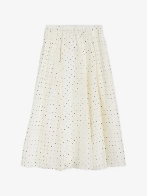ASPESI Habutai polka-dot maxi skirt