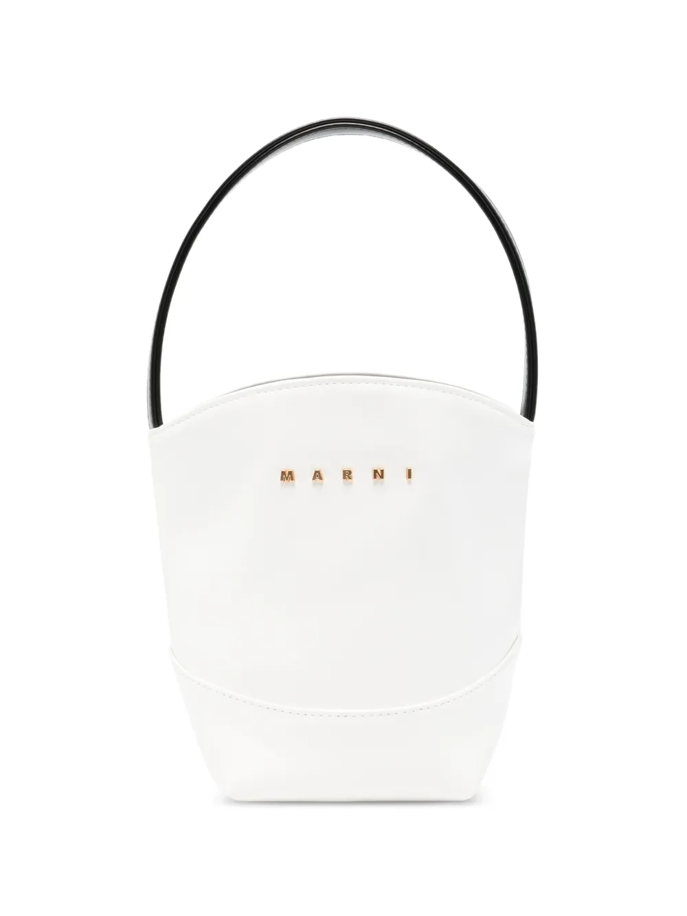 Marni Kids logo-detail bucket bag - Bianco
