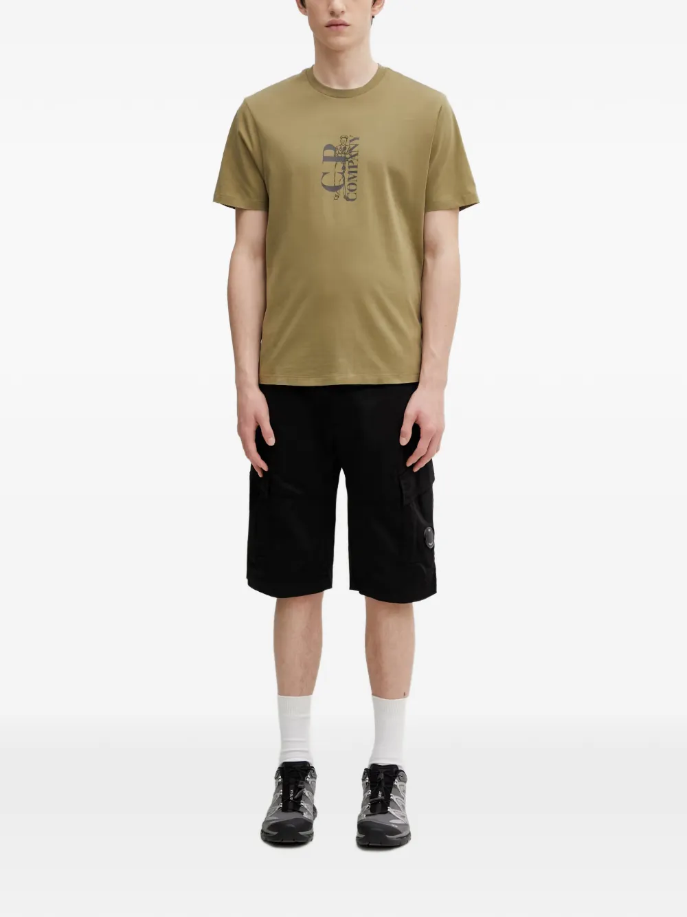 C.P. Company T-shirt met ronde hals Groen