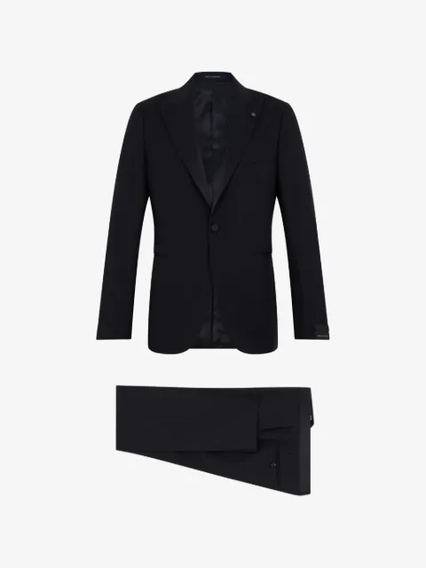 Tagliatore peak-lapel single-breasted suit