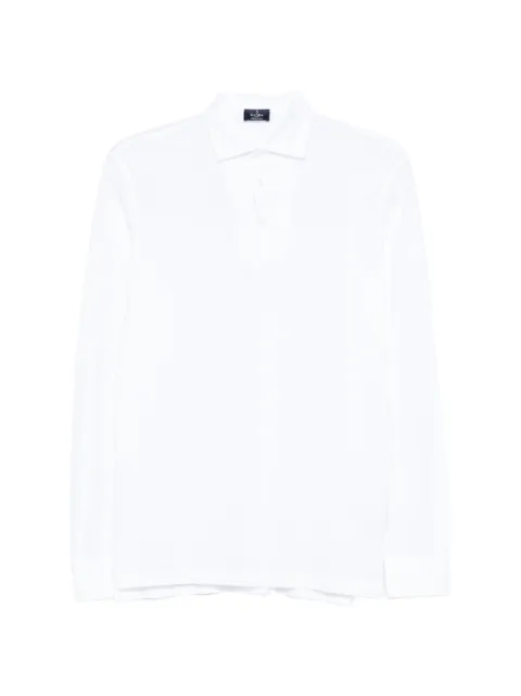 Barba long-sleeve polo shirt