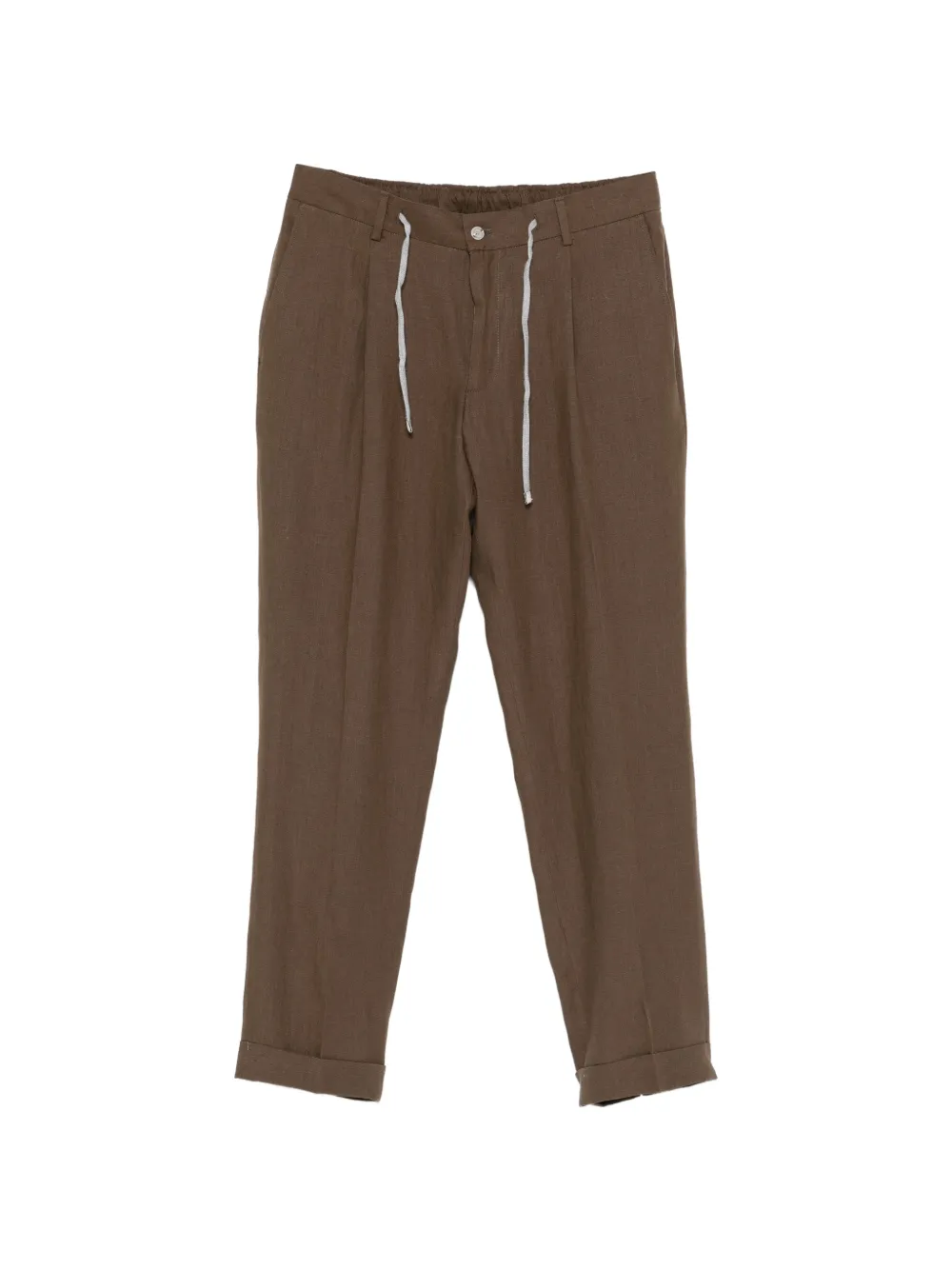 Arte Antwerp drawstring cuffed trousers - Marrone