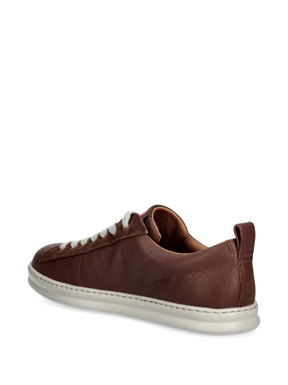 Camper Sneakers met suède detail Bruin