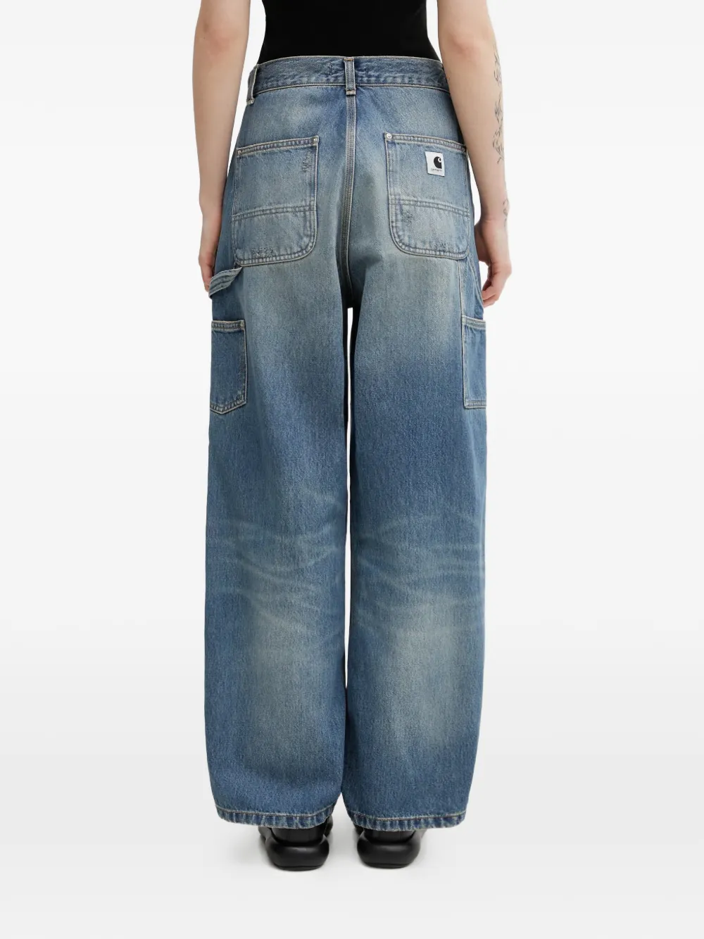 Carhartt WIP Jeans met vlakken Blauw