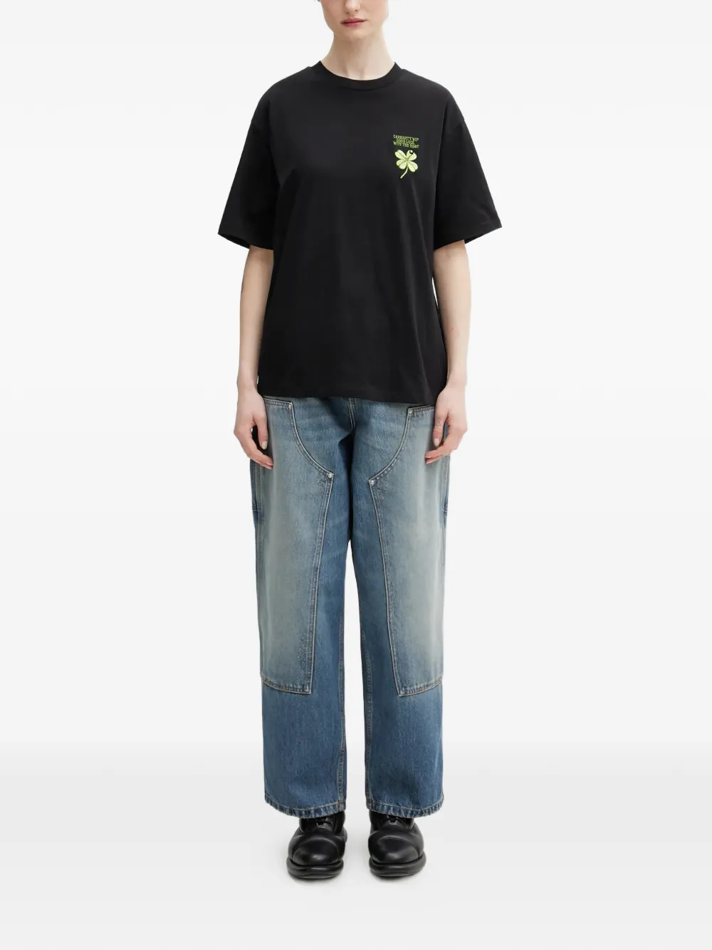 Carhartt WIP Jeans met vlakken Blauw